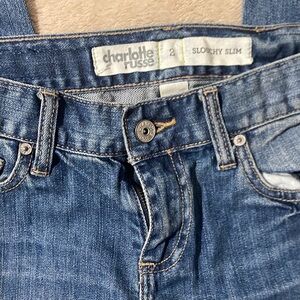 Charlotte Russe Women's Denim Boyfriend Jeans